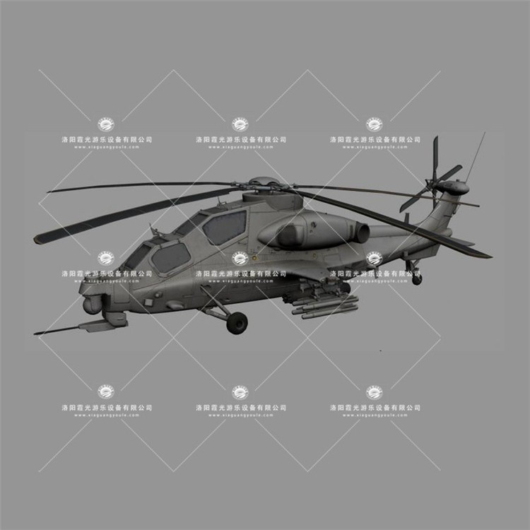 安徽武装直升机3D模型